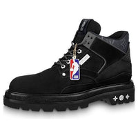 LOUIS VUITTON x NBA Oberkampf Ankle Boots 'Black' 1A8EMQ