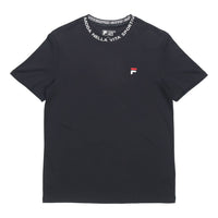 Men's FILA Alphabet Collar Short Sleeve Legendary Blue T-Shirt F11M028172F-NV