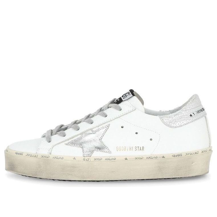 (WMNS) Golden Goose Hi Star 'White Silver' GWF00118-F000329-80185