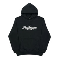 PALACE Drawstring hooded Alphabet Printing Long Sleeves Unisex Black P19CS134