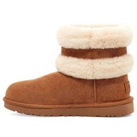 (WMNS) UGG Fluff Mini Belted 'Brown' 1112483-CNAT
