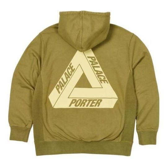 Palace X Porter SS23 Logo Hoodie 'Yellow' PAL-SS23-101