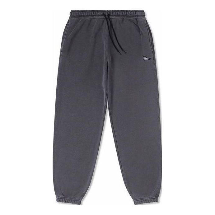 Converse Loose Fit Sneaker Patch Pant Asia Sizing 'Black Grey' 10025540-A01