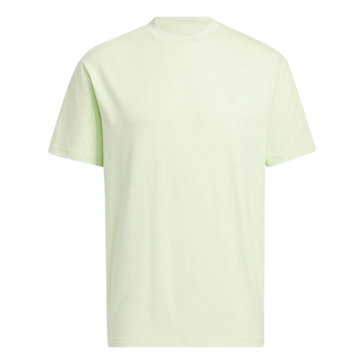 adidas neo Solid Color Round Neck Sports Short Sleeve Light Green T-Shirt HS6816