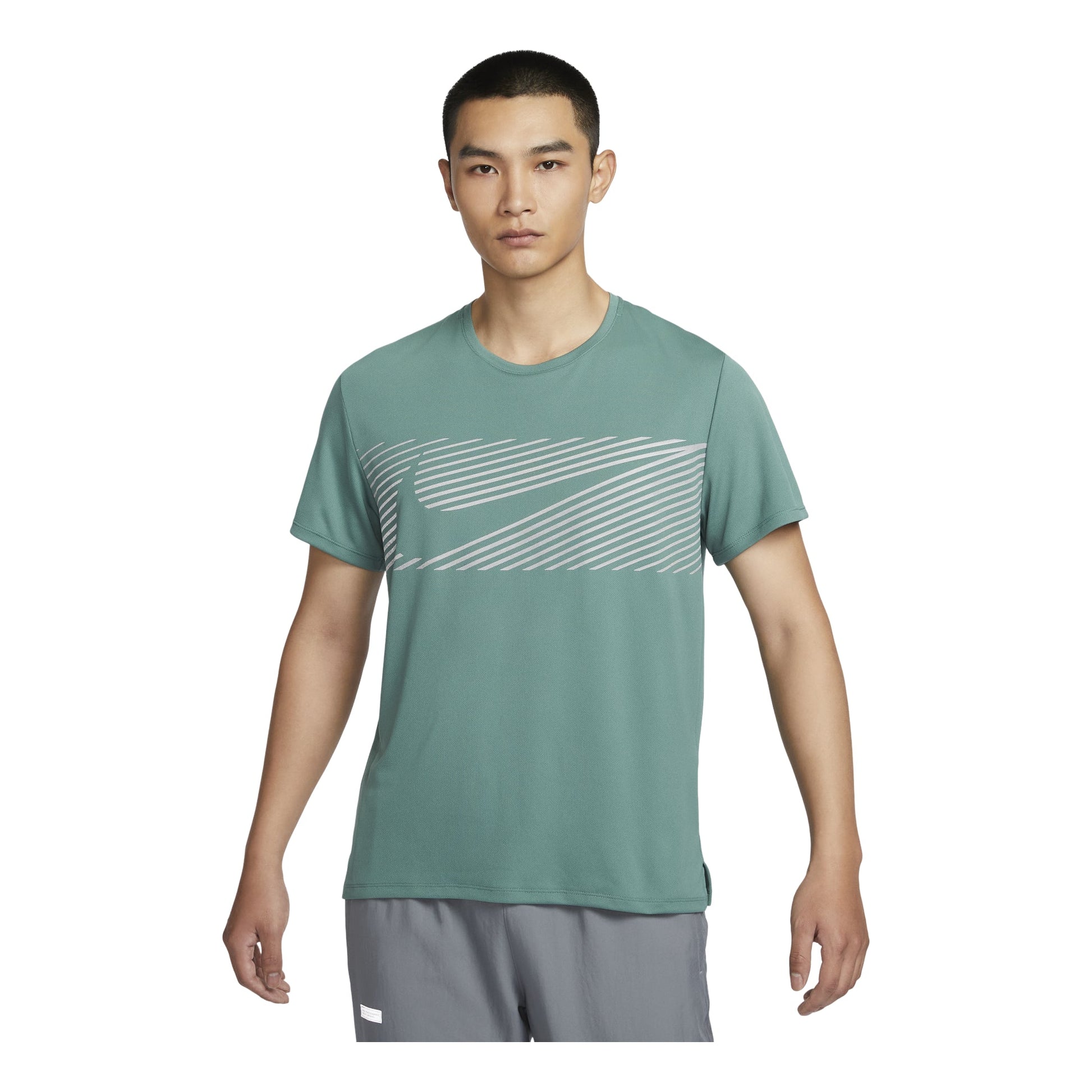 Nike Miler Flash Dri-FIT UV Running T-shirt Asia Sizing 'Bicoastal' FN3052-361