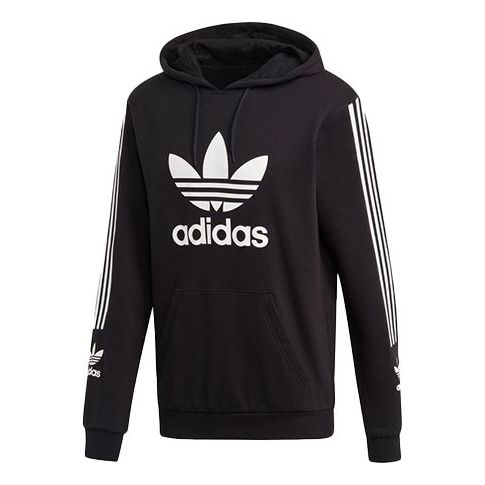 adidas Originals Adicolor Trefoil Hoodie 'Black White' FL8912