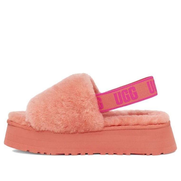 (WMNS) UGG Disco Slide Thick Sole Slipper Pink 1112258-VCRL