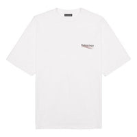 Balenciaga Logo Printed Small logo Male White 620969TIV529040