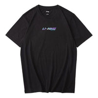 Li-Ning Badminton Graphic T-shirt 'Black' AHSR691-1