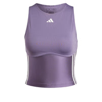 (WMNS) adidas Hyperglam Shine Crop Tank Top Asia Sizing 'Pueple' IN6822
