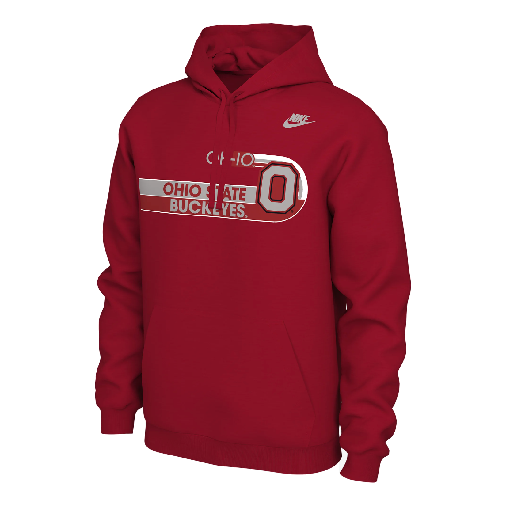 Nike College Hoodie 'Ohio State - University Red' HF7237-657