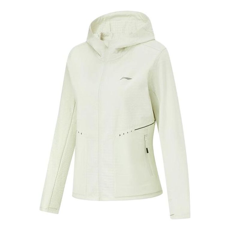 (WMNS) Li-Ning Windbreaker Running Sportswear Jacket 'Light Green' AFDT626-3