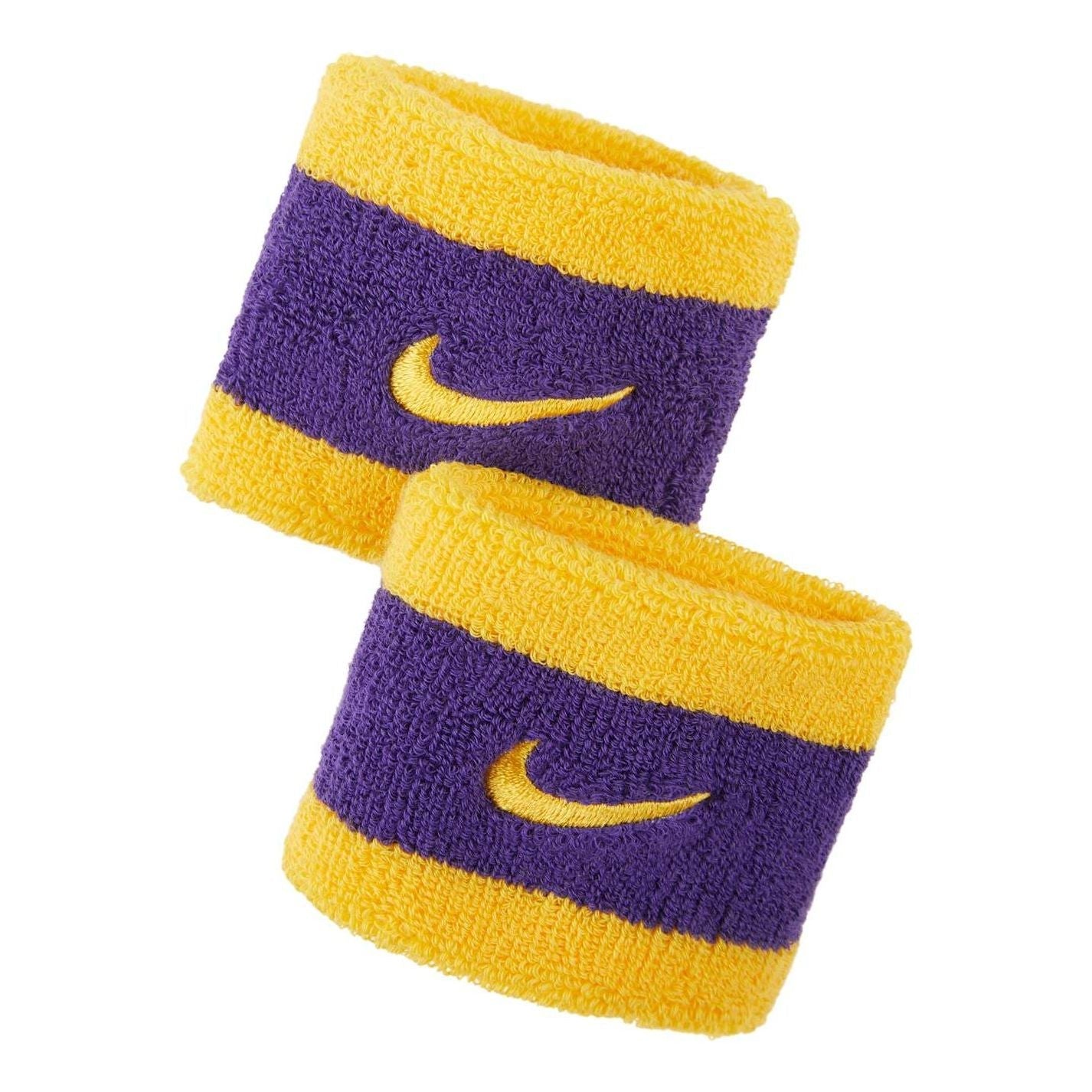Nike Swoosh Wristbands 'Purple Gold' PAC277-730