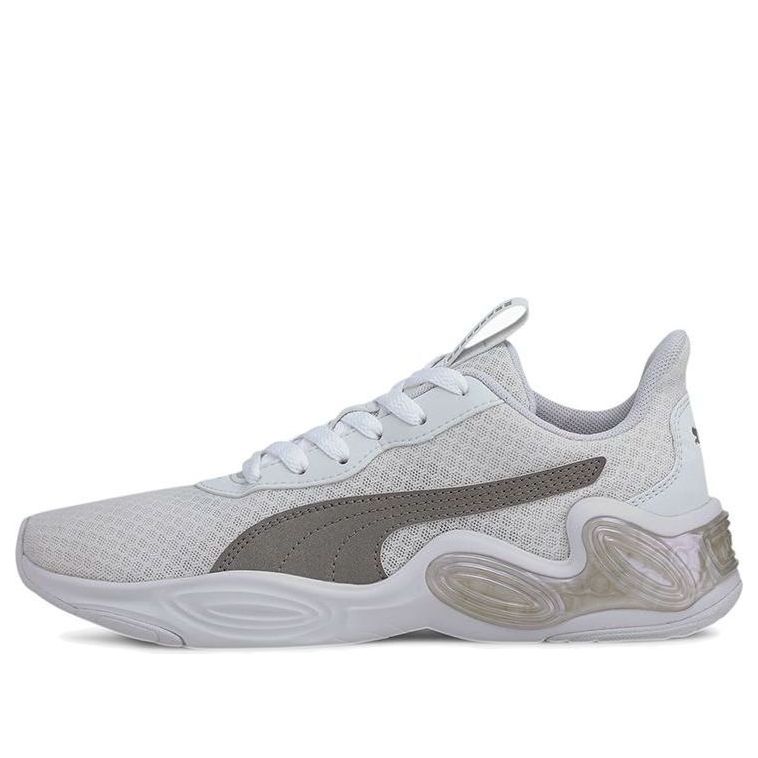 (WMNS) PUMA Cell Magma Clean Low-top Running Shoes White/Grey 193657-04