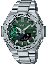 CASIO G-Shock G-Steel 'Silver Green' GST-B500AD-3AJF
