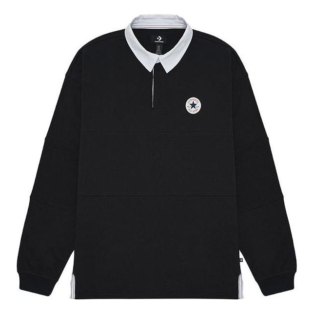 Converse All Star Long Sleeve Rugby Asia Sizing 'Black' 10025229-A01