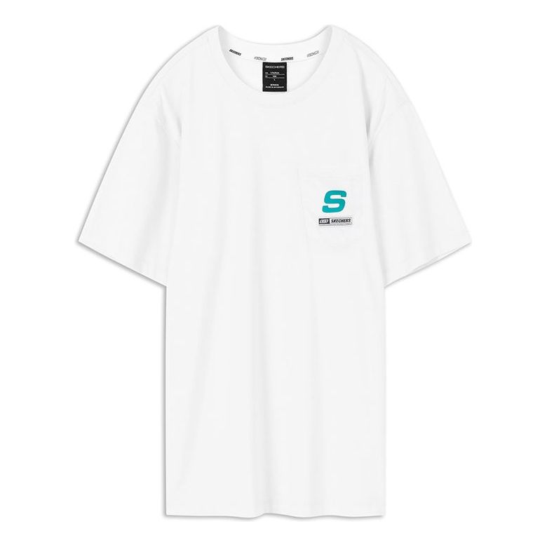 Skechers Graphic Tee 'White Blue Red' L220M053-0019