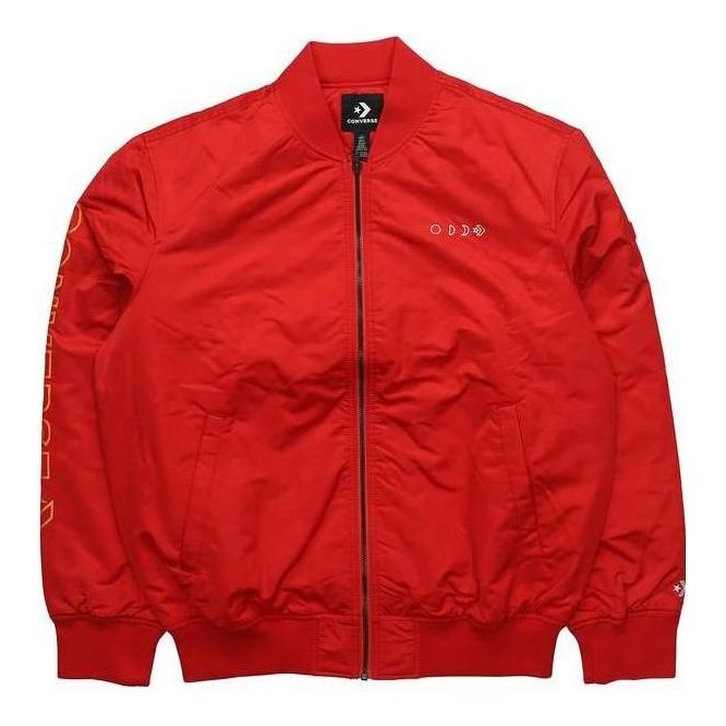 Converse Casual Sports Short Stand Collar Jacket Asia Sizing 'Red' 10007503-A01
