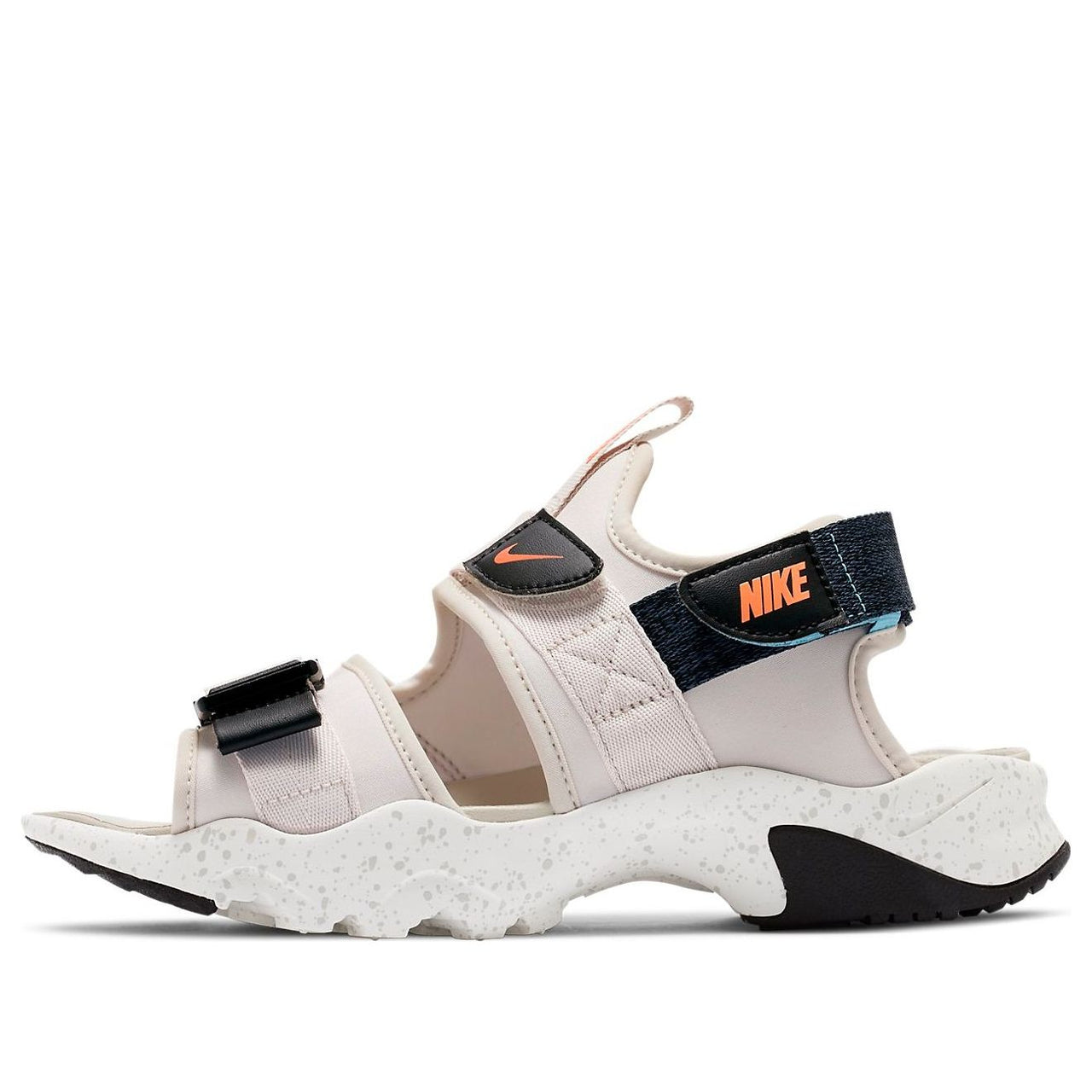 (WMNS) Nike Outdoor Open Toe Sports Sandals Beige 'Desert Sand Lagoon Pulse Black' CV5515-004