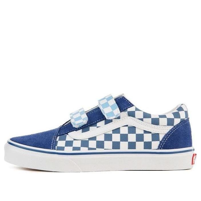 (GS) Vans Old Skool V 'True Navy Checkerboard' VN0A38HDVDX