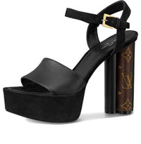 (WMNS) LOUIS VUITTON LV Podium Platform 'Black Brown' 1A7U6W