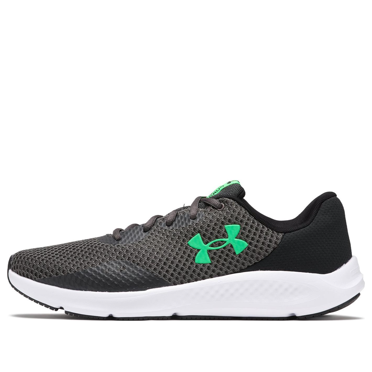 Under Armour Charged Pursuit 3 Running Shoes 'Black Green' 3025801-101