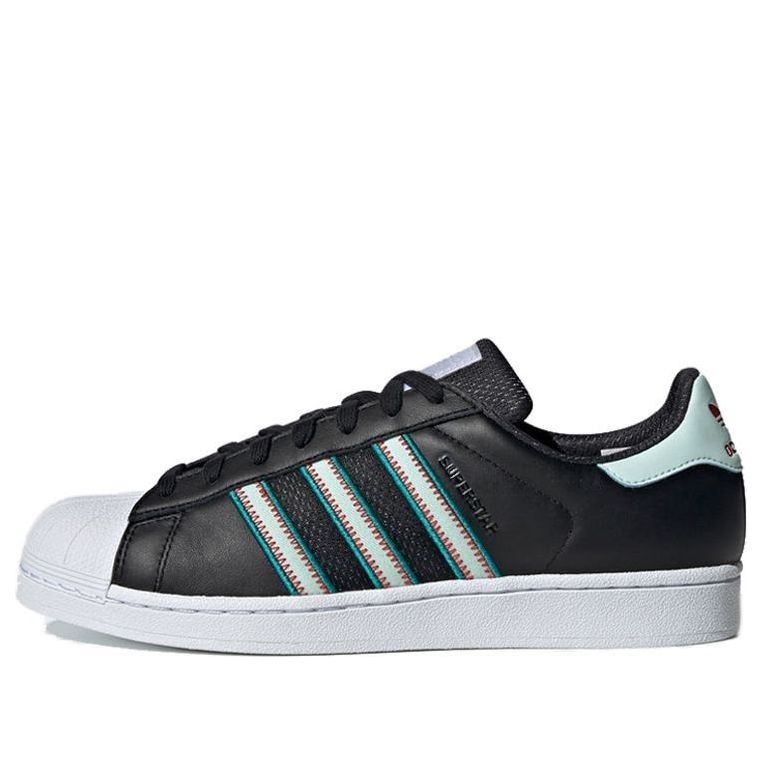 adidas originals Superstar Black Green BD7417
