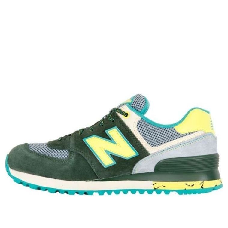 (WMNS) New Balance 574 Series Low-Top 'Olive Green Yellow' WL574TSZ
