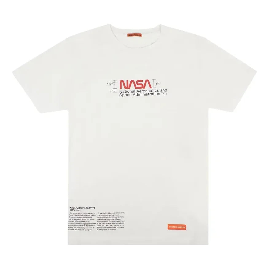 HERON PRESTON Heron Nasa Manual T-shirt 'White' HMAA004F197600180188