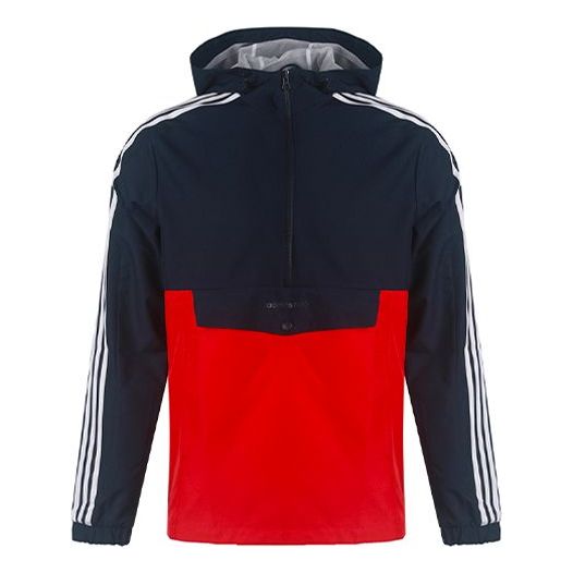 adidas neo Casual Windproof Sports Hooded Jacket Blue GJ8952