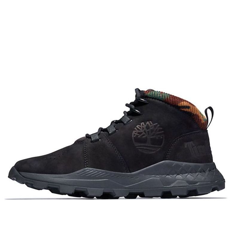 Timberland Brooklyn Euro Sprint Boots 'Black and Camouflage Collar' A2GDV015