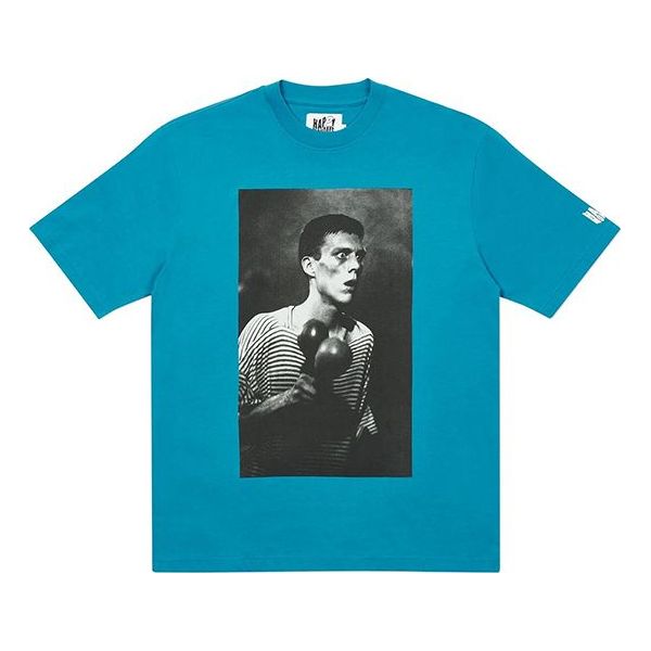 PALACE Portrait Short Sleeve Round Neck Unisex Blue P19TS318