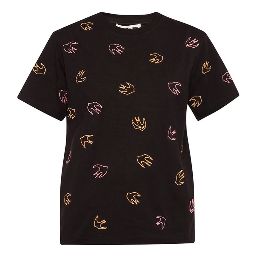 McQ Alexander McQueen Cotton Short Sleeve Black 473705-RNJ56-1000