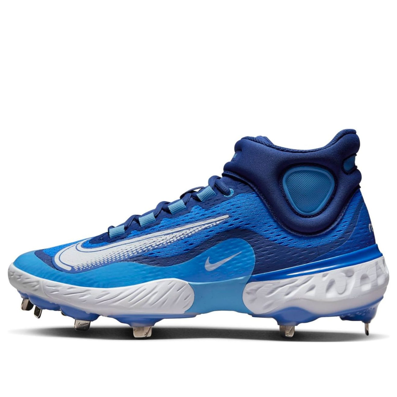 Nike Alpha Huarache Elite 4 Mid 'Hyper Royal White' DJ6520-414