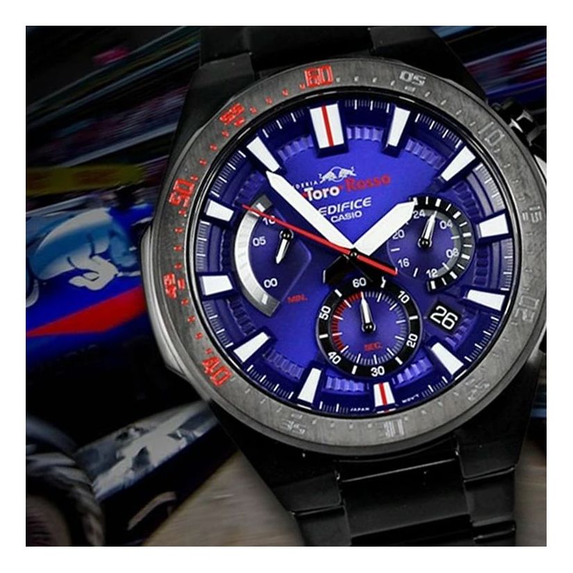 CASIO EDIFICE Sports Mens Blue Analog EFR-563TR-2A