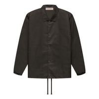 Fear of God Essentials FW22 Nylon Coaches Jacket 'Off Black' FOG-FW22-609