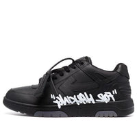 Off-White Out Of Office Sneakers Casual Shoes Black OMIA189S21LEA0041001