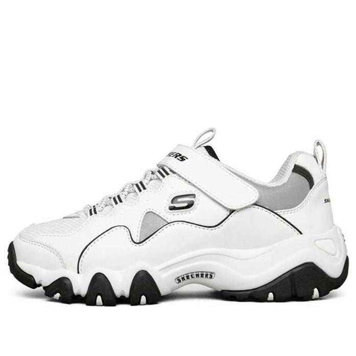 (GS) Skechers D lites 2.0 Casual Running Shoes KIDS White 660075L-WBK