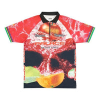PALACE Fruit Printing Half Zipper Unisex Red P19ES100