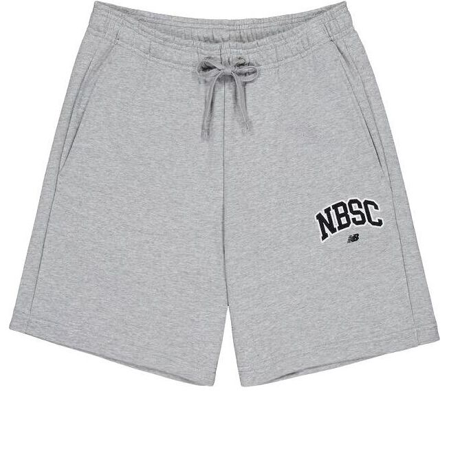 New Balance Athletics Sports Club Cotton Short Asia Sizing 'Grey' AMS42318-GHM