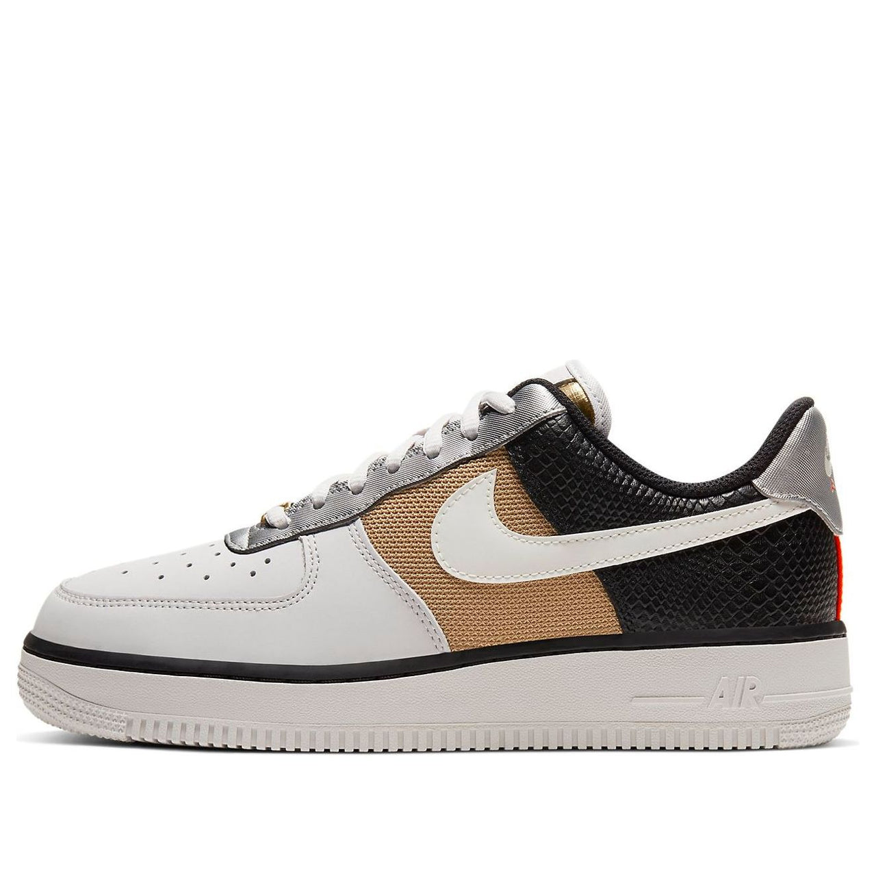 (WMNS) Nike Air Force 1 '07 'Grey Black Gold' CT3434-001