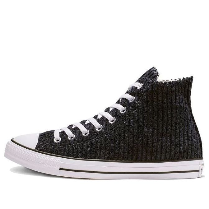 Converse Chuck Taylor All Star Wide Wale Cord High Top 'Black White' 165146C