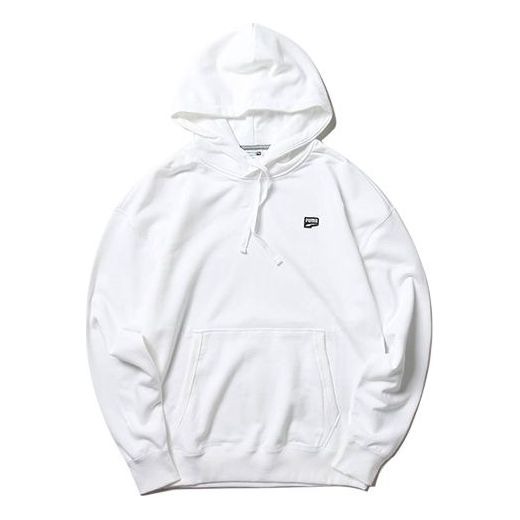 PUMA Downtown Hoody Solid Color White 597371-02