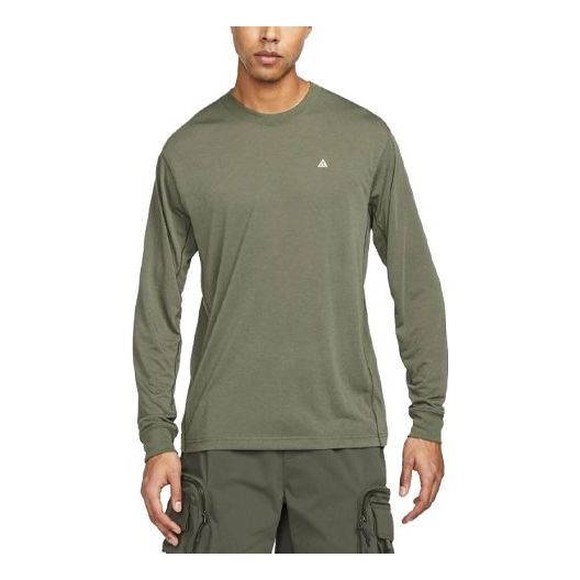 Nike Dri-Fit ACG Goat Rocks Long Sleeve T-Shirt 'Olive Green' DO9269-325