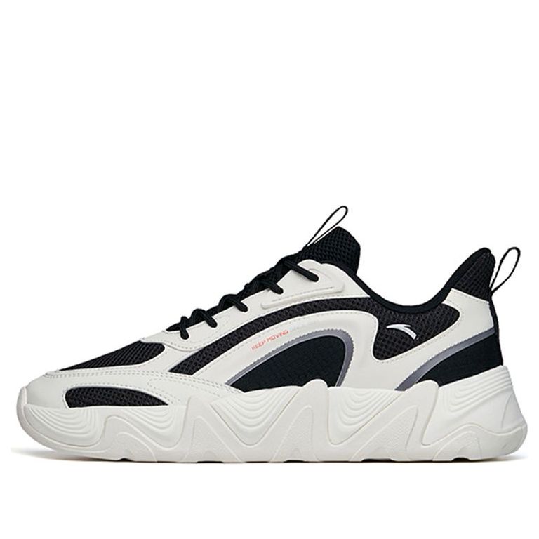 ANTA Fashion Series Sneakers 'Black White' 112228051-2