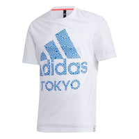 adidas Tokyo Pack Short Sleeve Tee 'White True Blue' GD5007