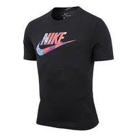 Nike Printing Large Logo Short Sleeve Black CT5653-010