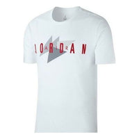 Air Jordan Sports Round Neck Short Sleeve White BV5258-100