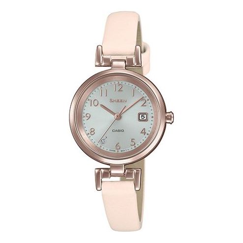 CASIO SHEEN Waterproof Quartz Sapphire Crystal Solar Powered Gold Analog SHS-D200CGL-4APR