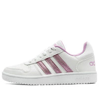 (GS) adidas adidas Hoops 2.0 J 'White Clear Lilac' FY8914